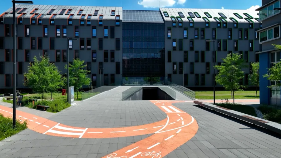 Campus room entrance