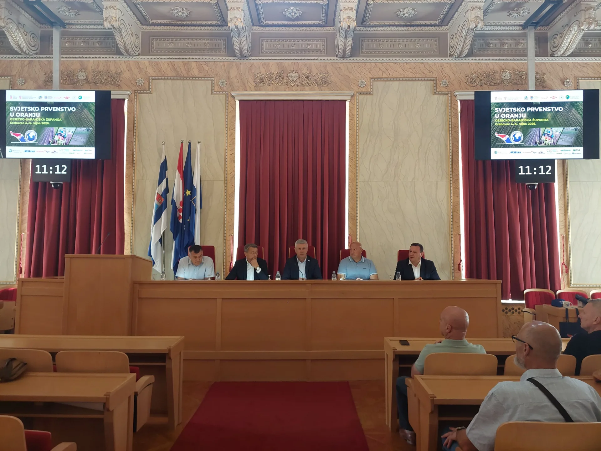 Press conference for the 71st World Ploughing Championship in the Grand Assembly Hall of Osijek-Baranja County